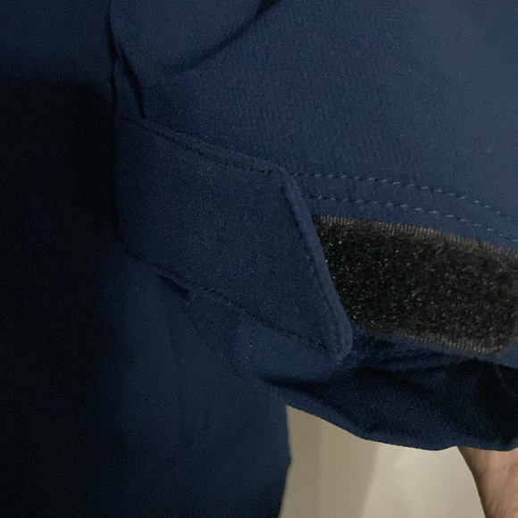 32 DEGREES MENS XXL NAVY Blue Full-Zip Jacket MULTIPOCKETS HOOK LOOP CUFFS EUC - Picture 8 of 10